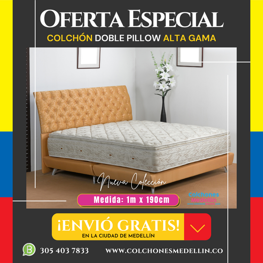 Colchones Doble Pillow Alta Gama